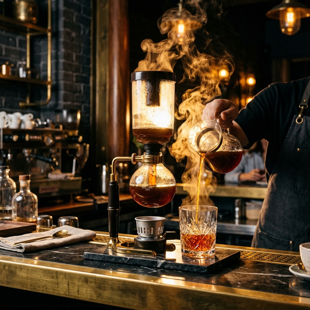 Penyajian kopi manual brew